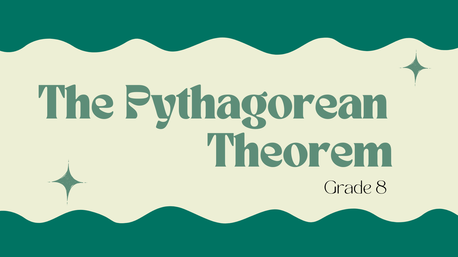 The Pythagorean Theorem